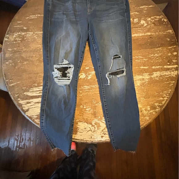 torrid Denim - Torrid Skinny Jeans with lace underlay